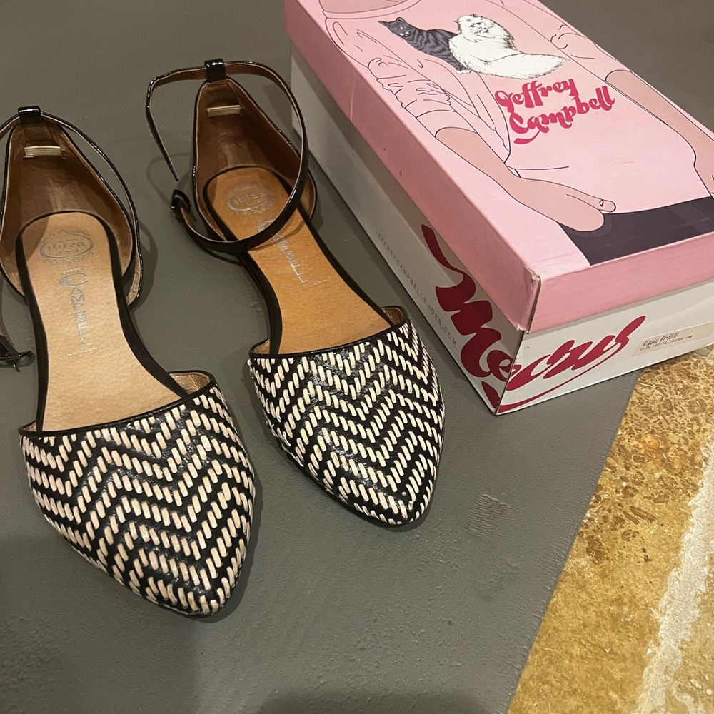 Jeffrey Campbell classic ballerina flats. Barely worn!